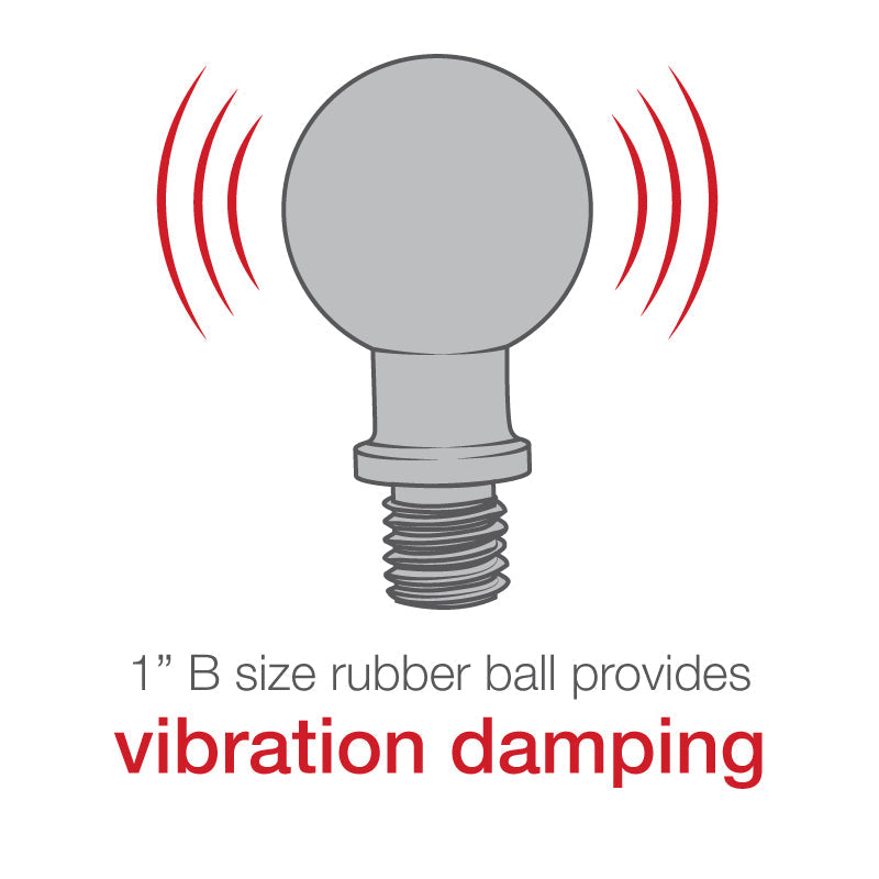 RAM 1" Ball with 3/8" Male Thread (RAM-B-236U)