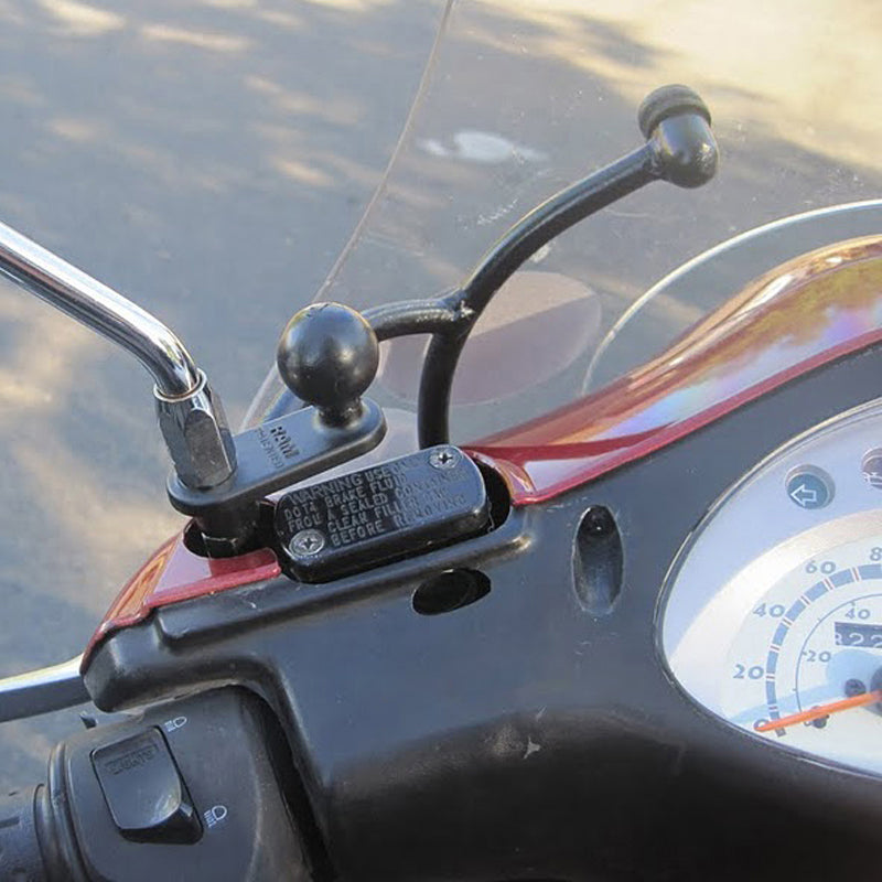 RAM Motorcycle Base with 11mm hole and 1" Ball (RAM-B-252U)