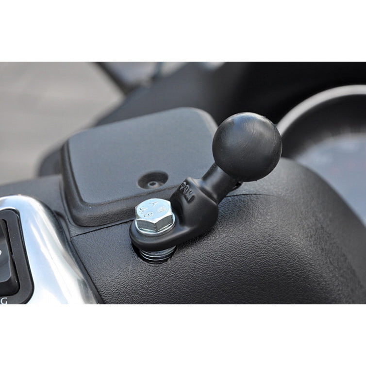 RAM Motorcycle Base with 9mm Hole and 1" Ball (RAM-B-272U)