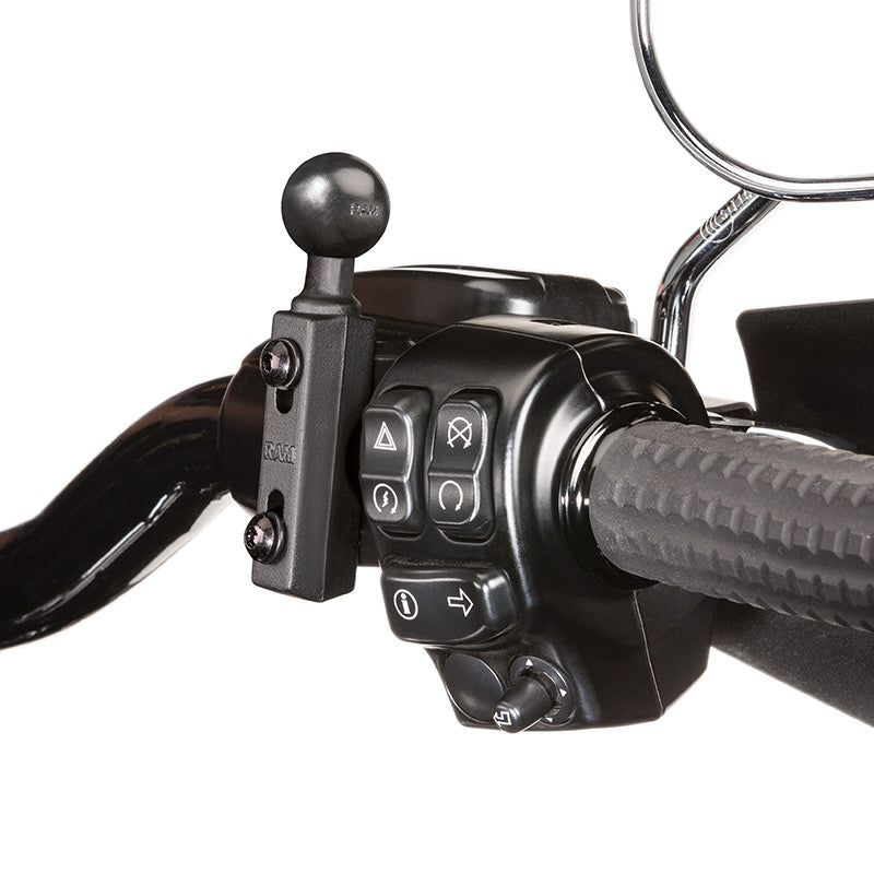RAM Motorcycle Brake/Clutch Base with 1" Ball (RAM-B-309-1U)