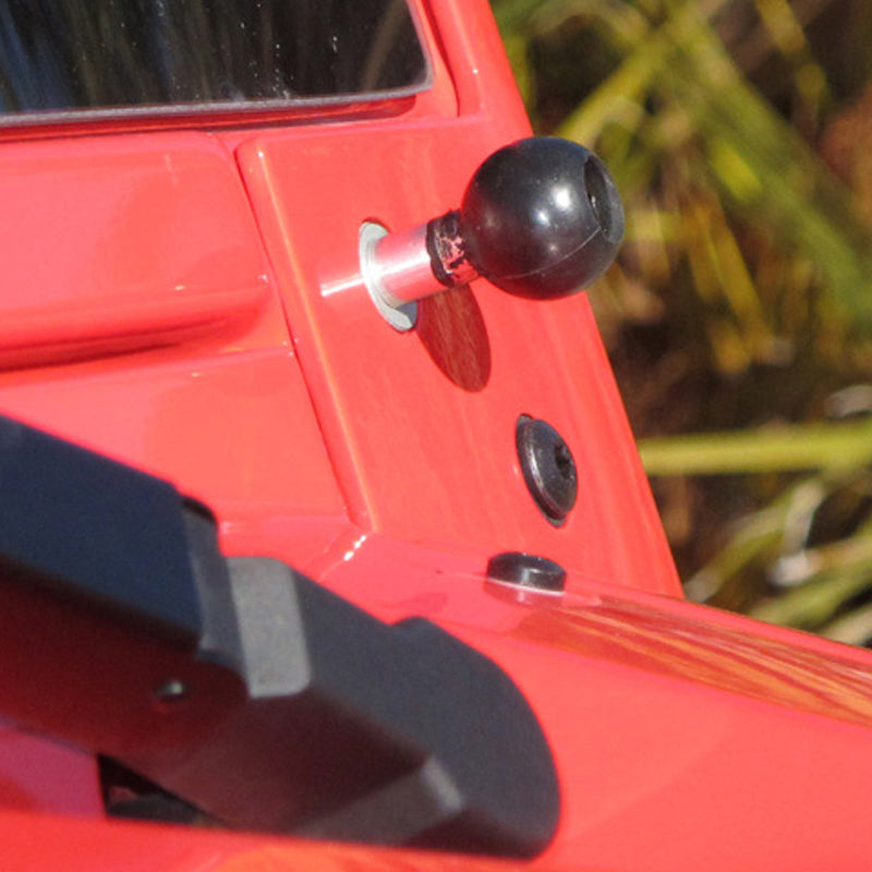 RAM Motorcycle Handlebar Clamp Base w M8 Bolts (RAM-B-367U)