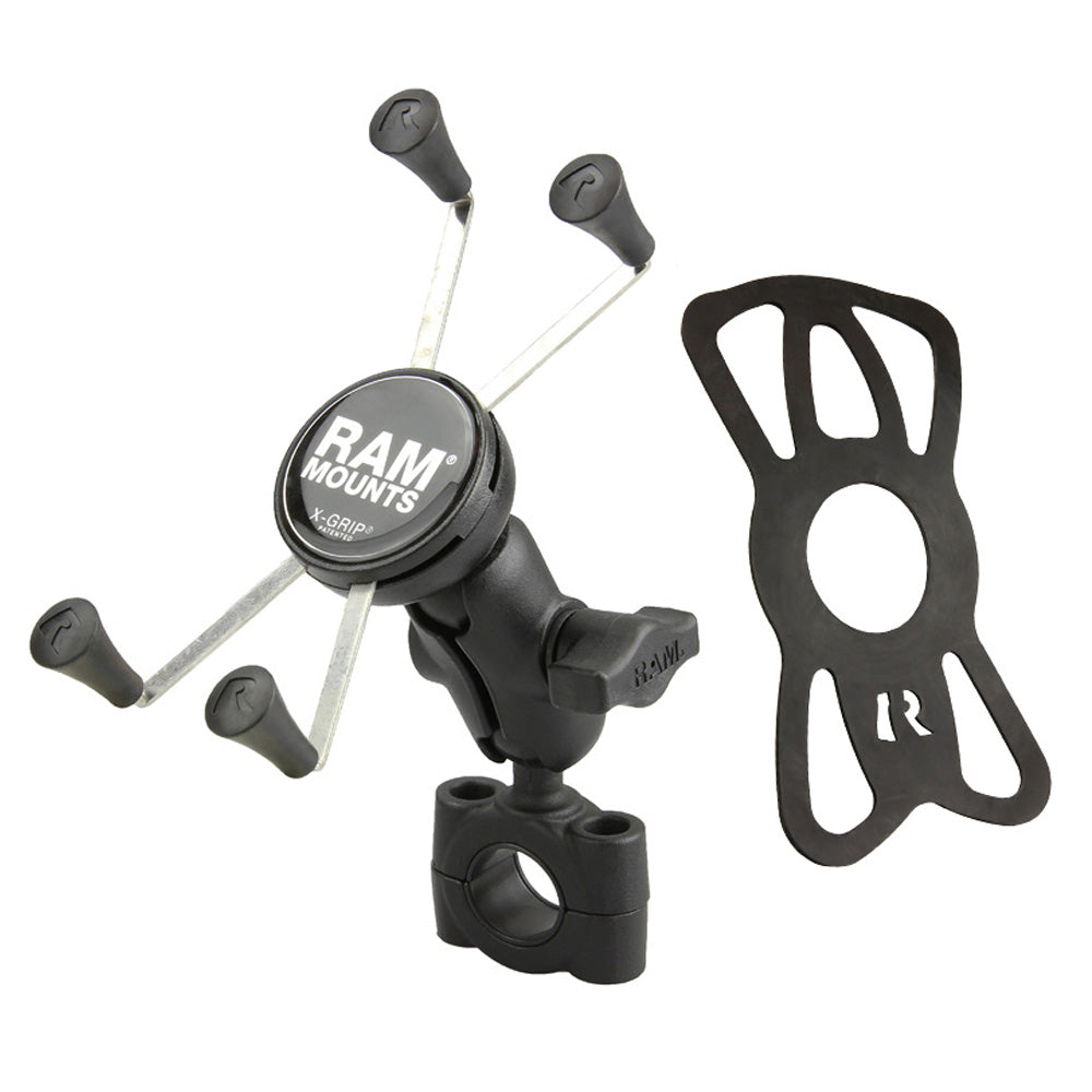 RAM 3/4" - 1" Handlebar Mount UN10 X-Grip (RAM-B-408-75-1-A-UN10)