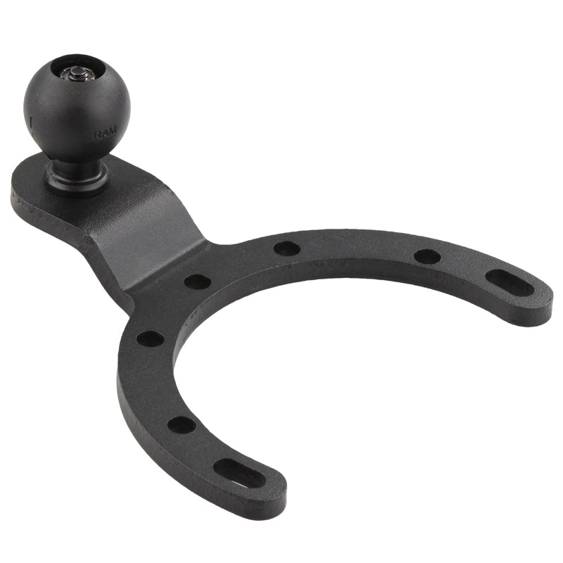 RAM Large Gas Tank Base w 1" Ball for Motorcycles (RAM-B-411U)