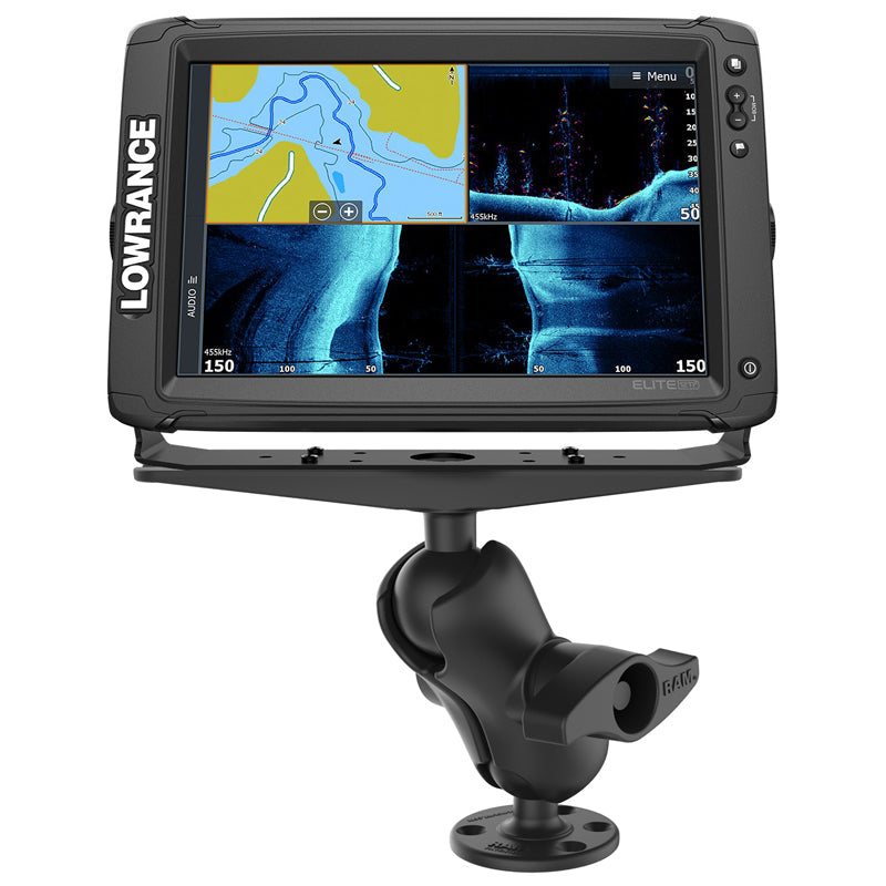 RAM Heavy Duty Marine Mount w Short Arm D (RAM-D-111U-C)