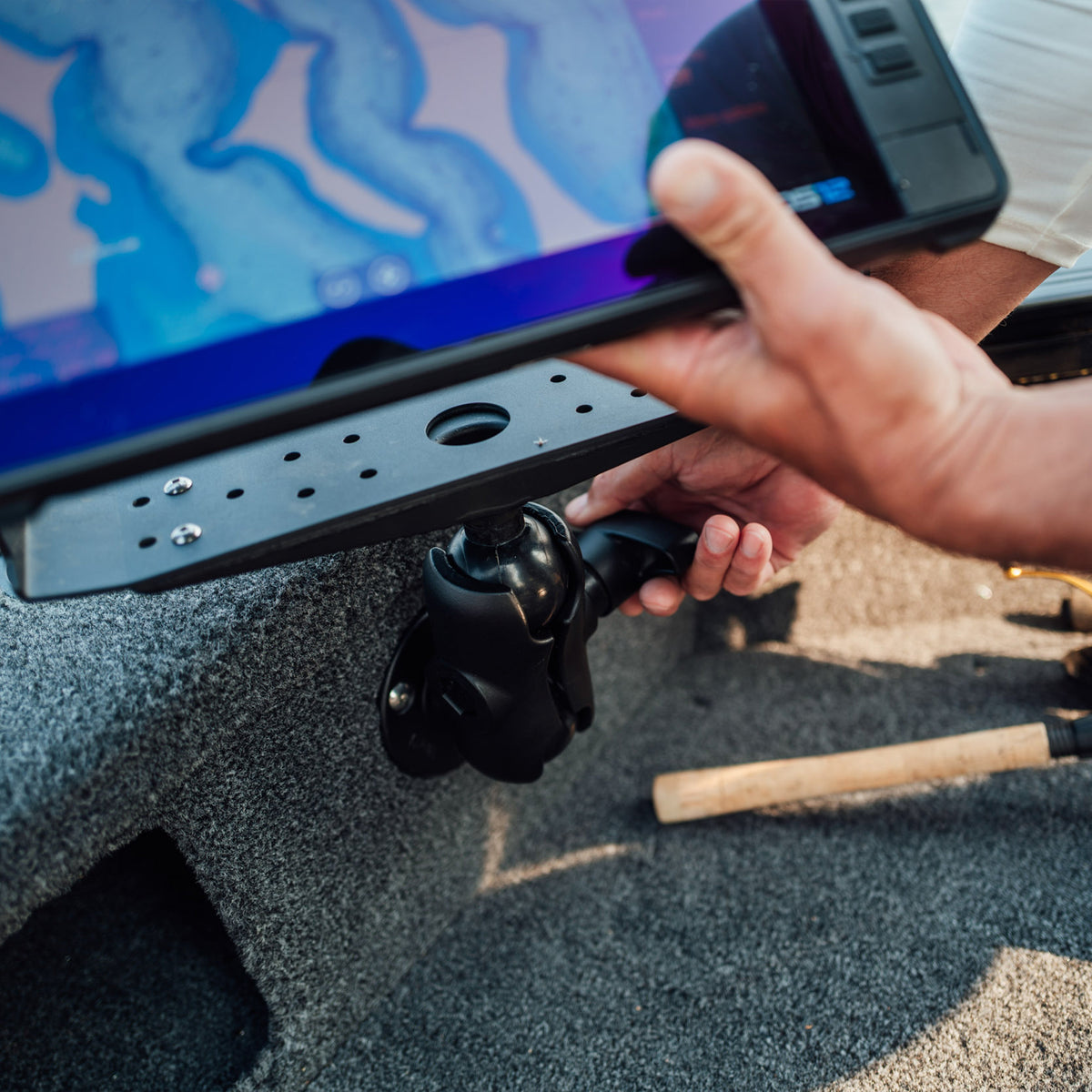 RAM Heavy Duty Marine Mount w Short Arm D (RAM-D-111U-C)
