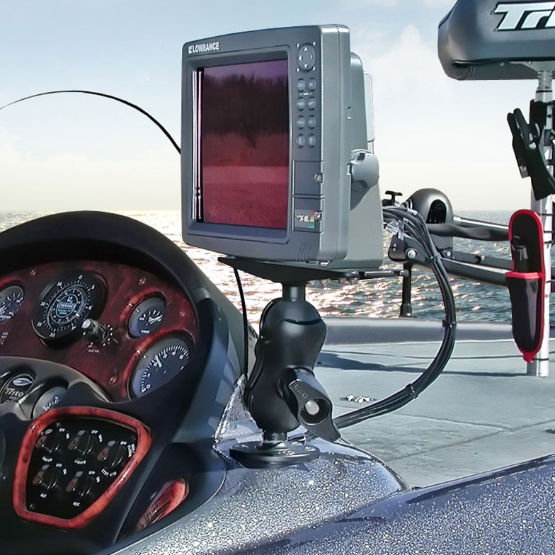RAM Heavy Duty Marine Mount w Short Arm D (RAM-D-111U-C)