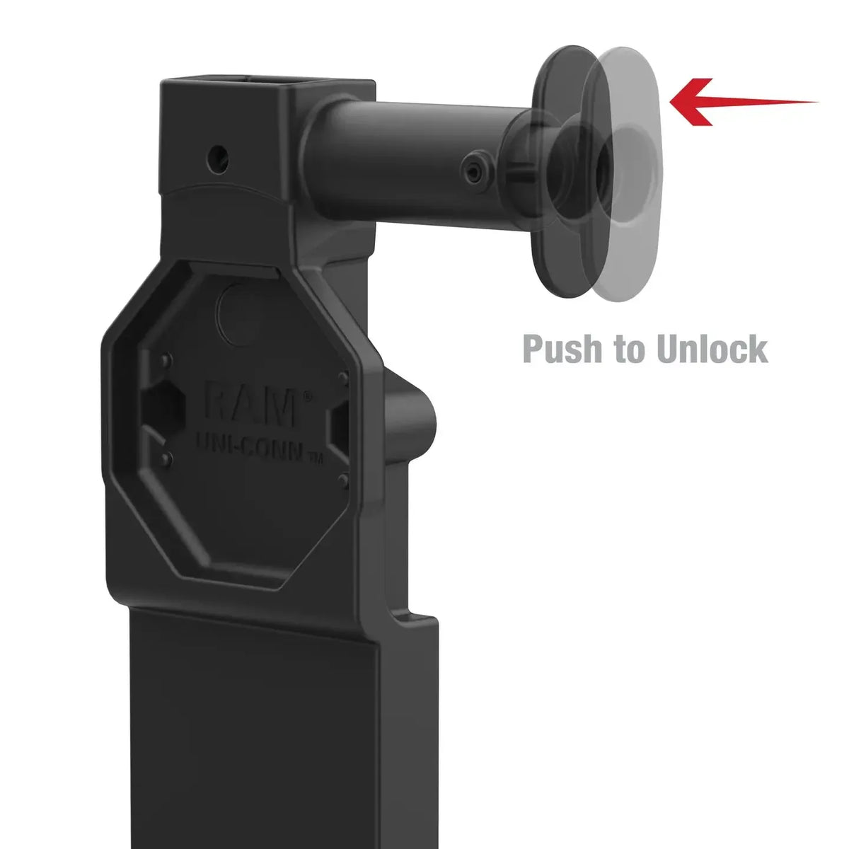 RAM GDS Uni-Conn Dock with Release Button (RAM-GDS-DOCK-U4CPU)