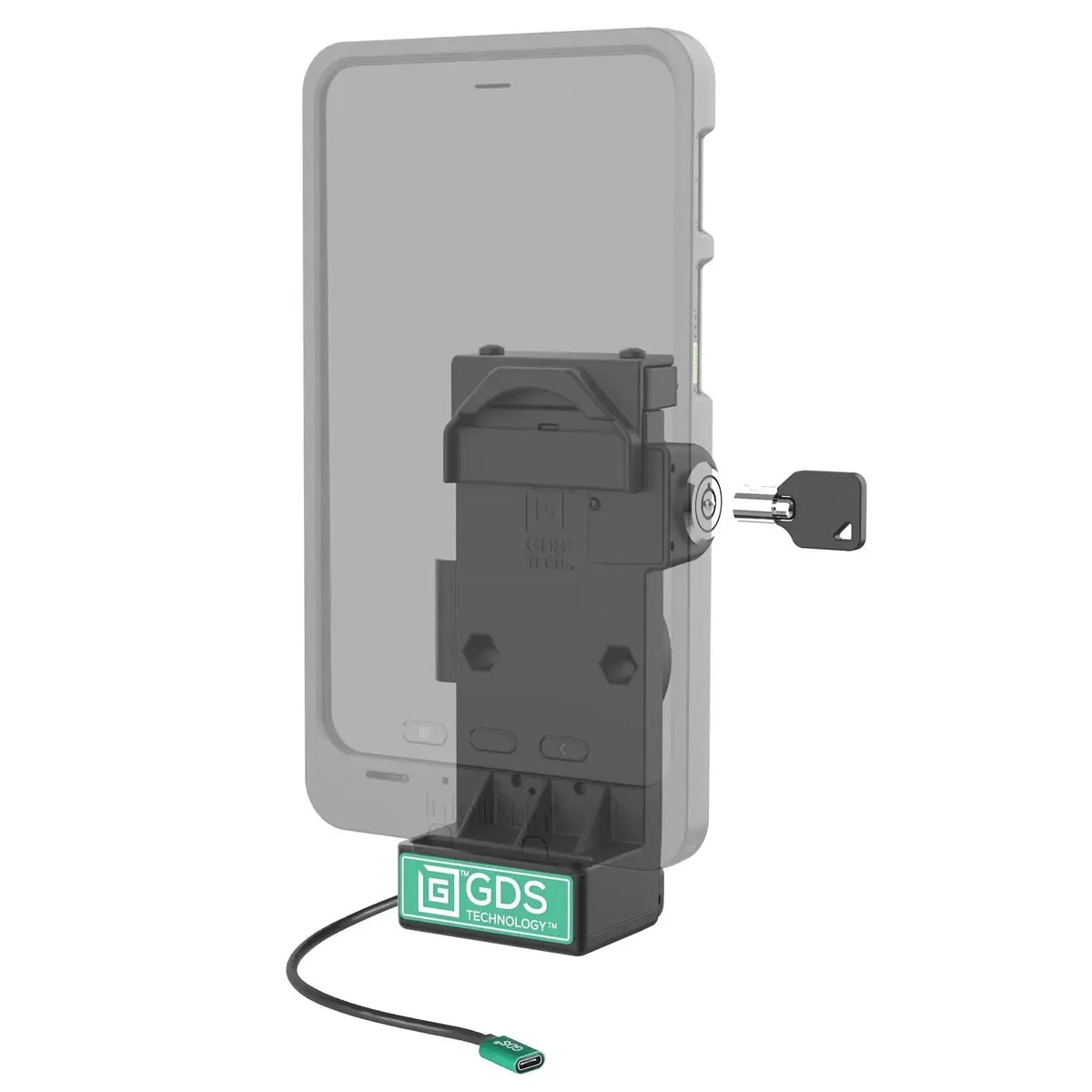 RAM GDS Uni-Conn Locking Spring Loaded Powered Dock (RAM-GDS-DOCKL-V12-U1CPU)