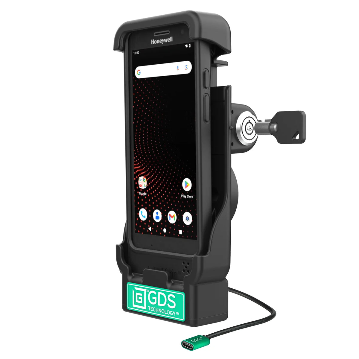 RAM GDS Powered Locking Vehicle Dock for Honeywell CT37 with IntelliSkin® (RAM-GDS-DOCKL-V15-CU)