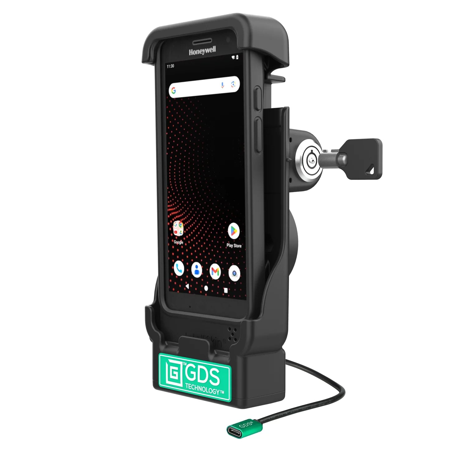 RAM GDS Powered Locking Vehicle Dock for Honeywell CT37 with IntelliSkin® (RAM-GDS-DOCKL-V15-CU)