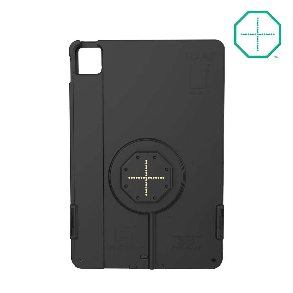 RAM IntelliSkin Thin-Case for iPad Pro 11 (M4 &amp; M5) Rear Pogo Pads (RAM-GDS-SKIN-AP45-M4-TCB)