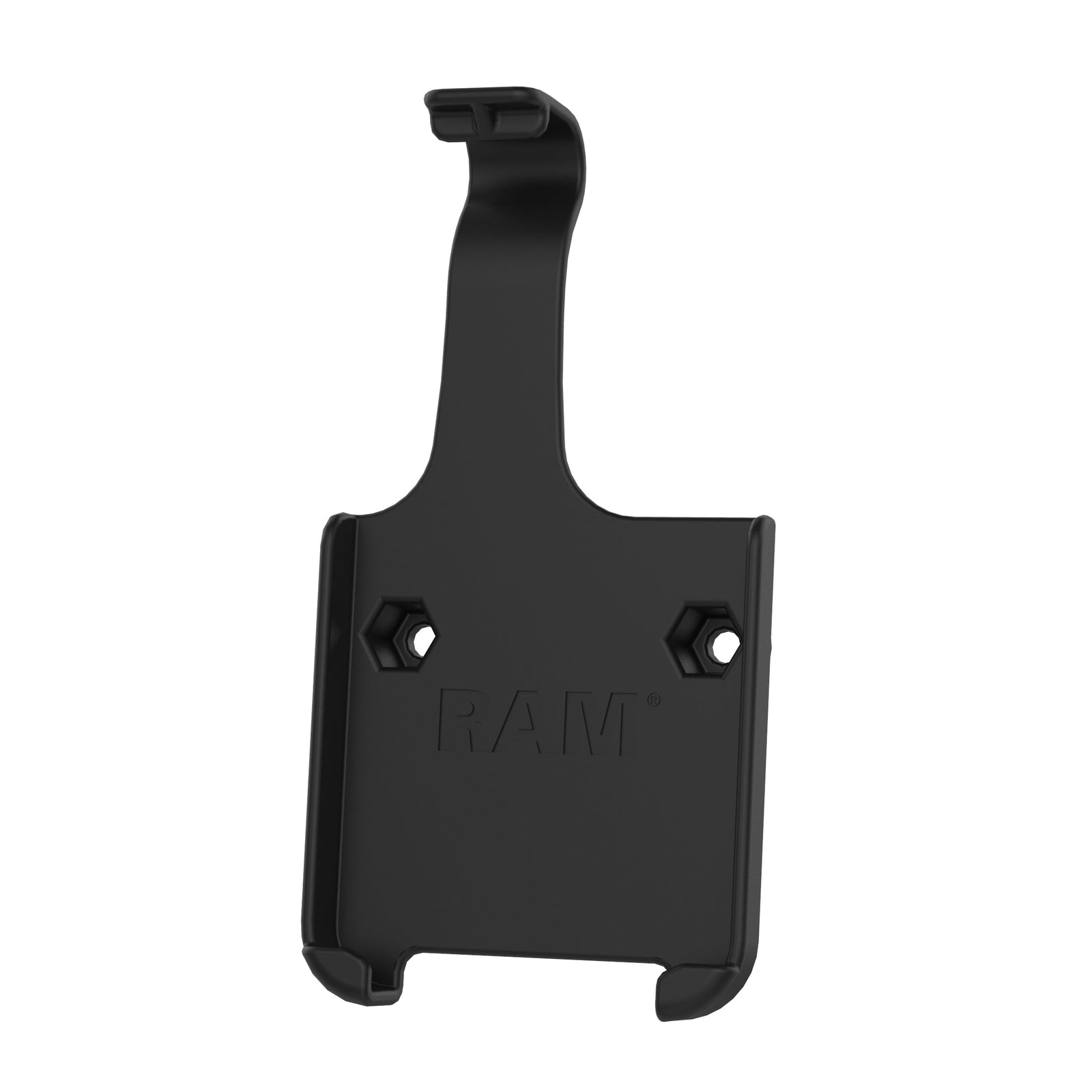 RAM-HOL-AP34U empty form-fit iPhone cradle, front view