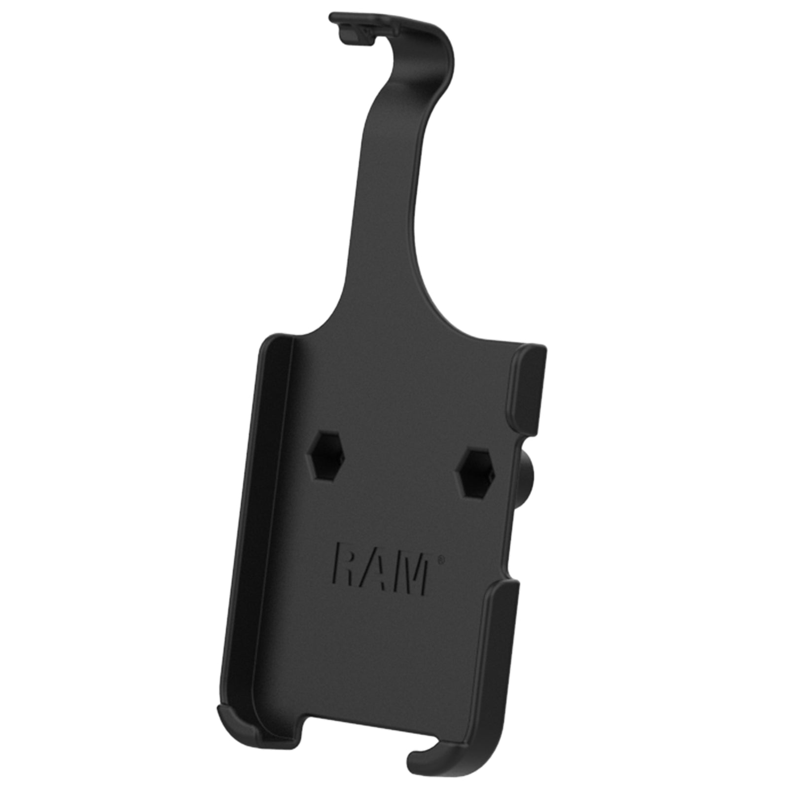 RAM-HOL-AP39U empty form-fit iPhone cradle, front view
