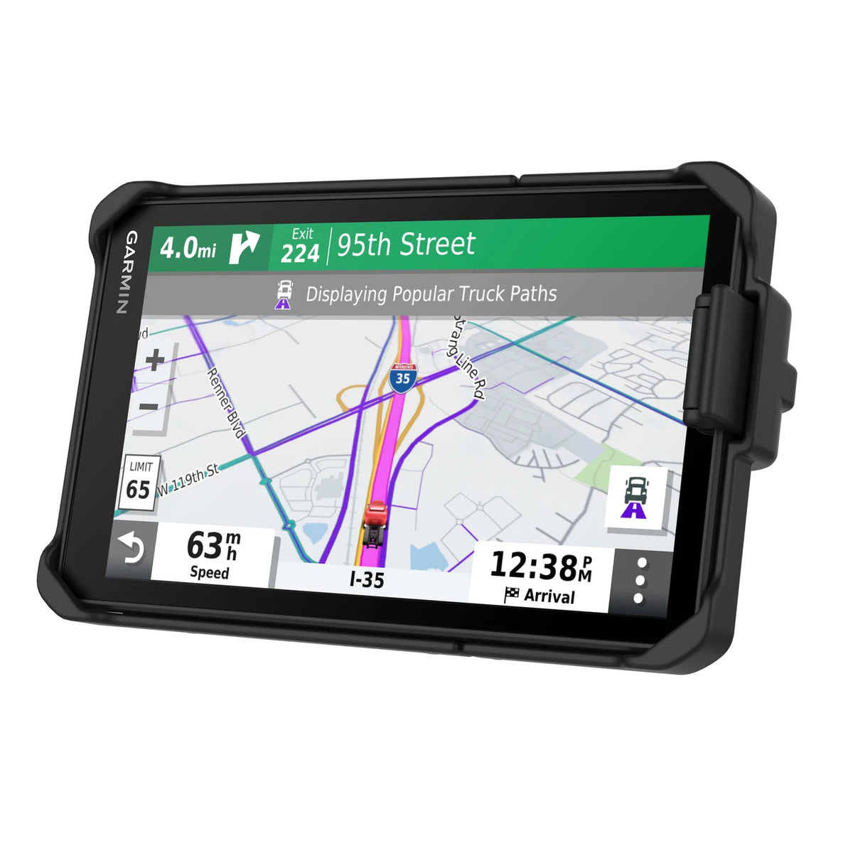 RAM Locking Cradle for Garmin dezl OTR700 &amp; LGV700 (RAM-HOL-GA77LU)