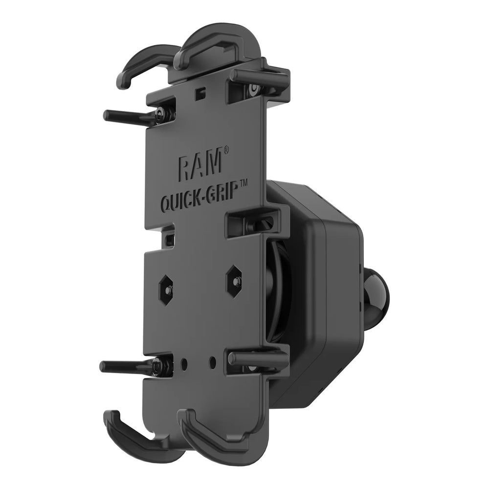 RAM Quick-Grip XL Phone Cradle w Vibe-Safe Adapter &amp; Ball (RAM-HOL-PD4-462B)