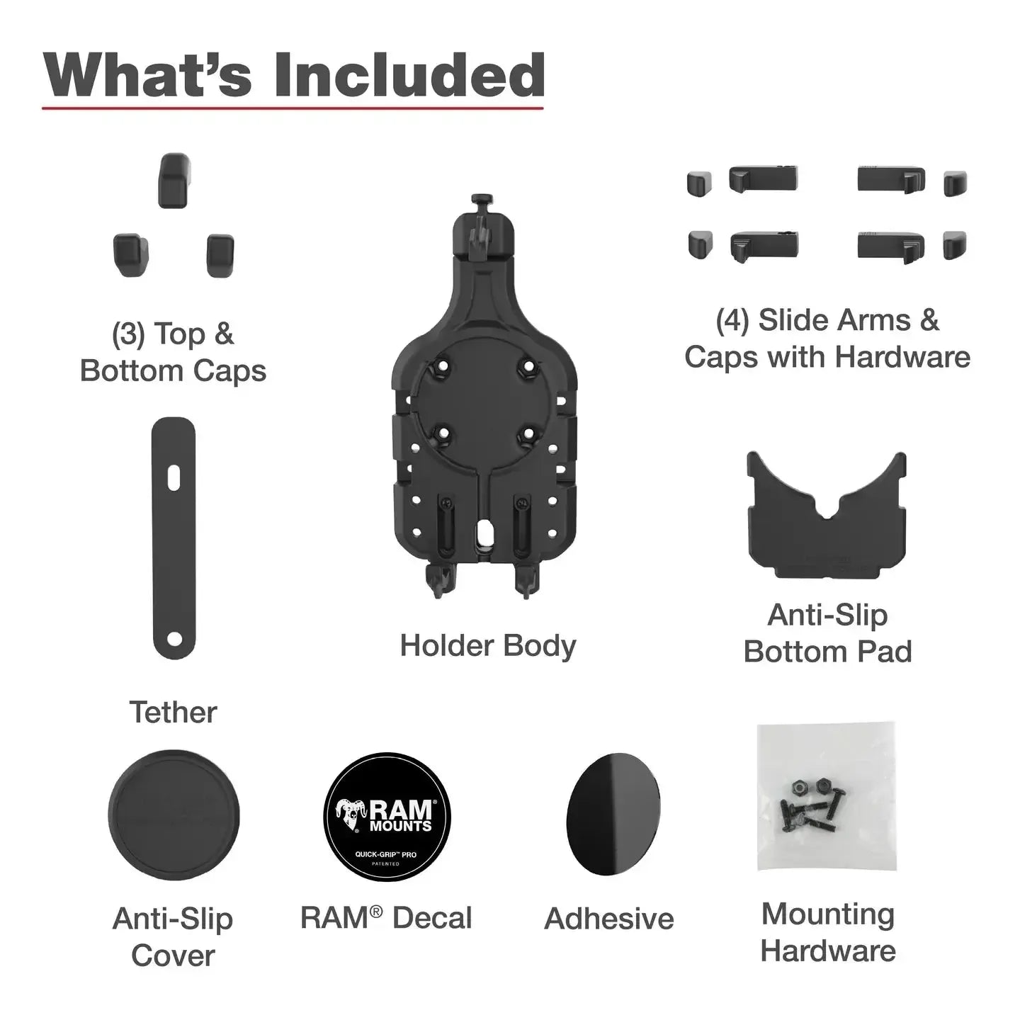 RAM Quick-Grip Pro Phone Holder (RAM-HOL-PD5U)