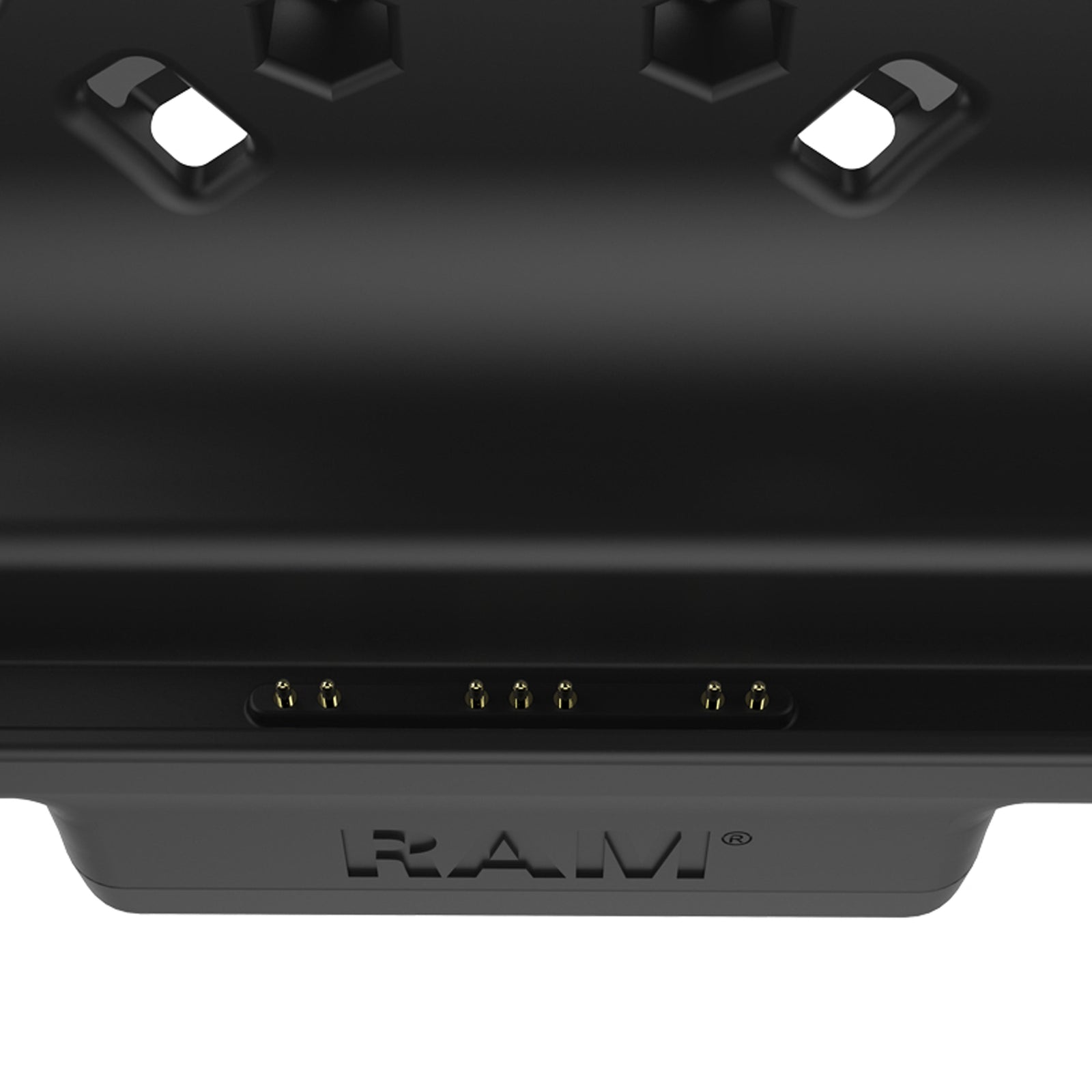 RAM-HOL-SAM60CP-1AU close-up of pogo-pin contacts