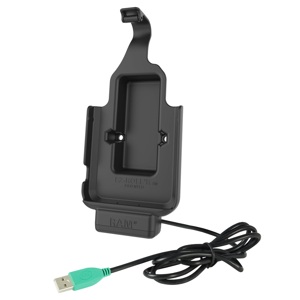 RAM-HOL-SAM84CP-1U empty powered dock with attached USB-A male lead