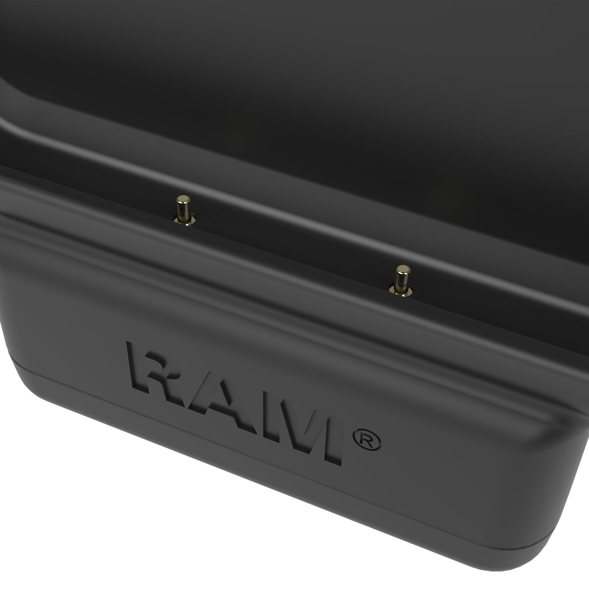 RAM-HOL-SAM84PU close-up of two pogo-pin charging contacts