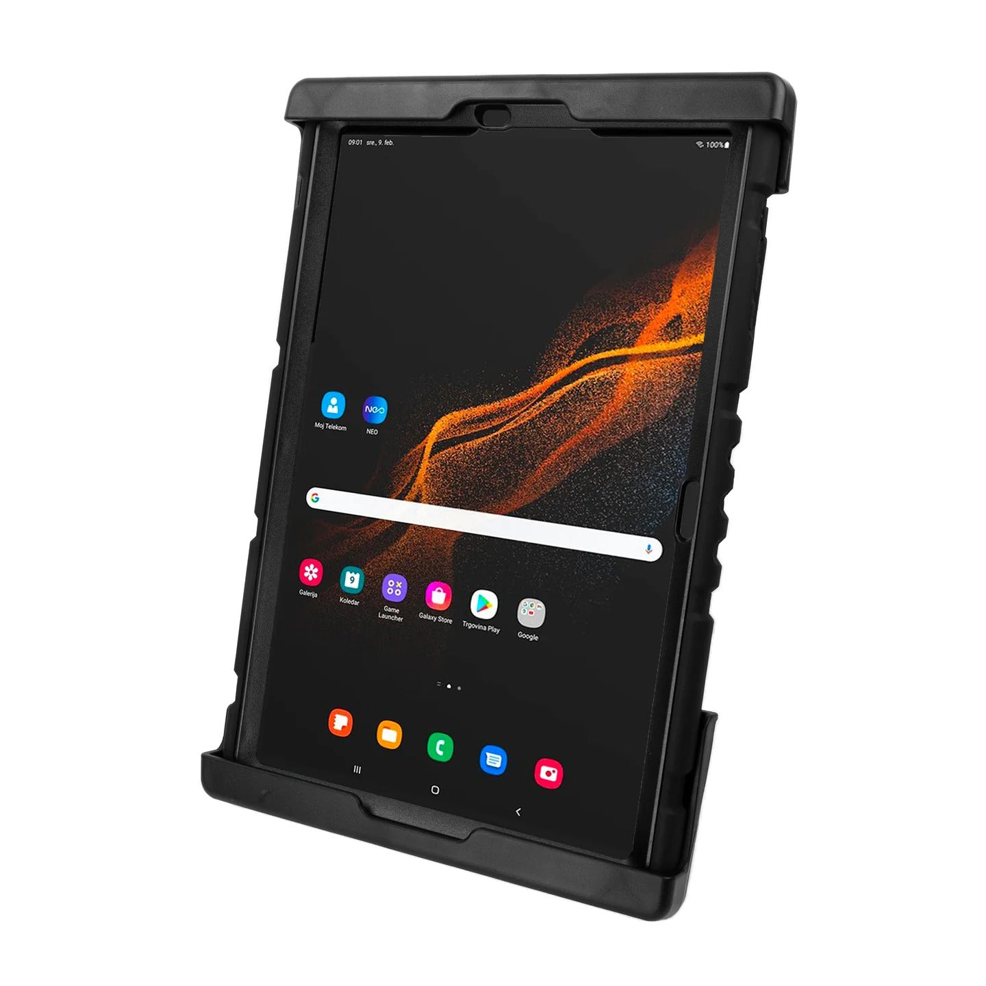 RAM Tab-Tite for Samsung Tab S7+ S7 FE S8+ and S9+ w Case (RAM-HOL-TAB36U)