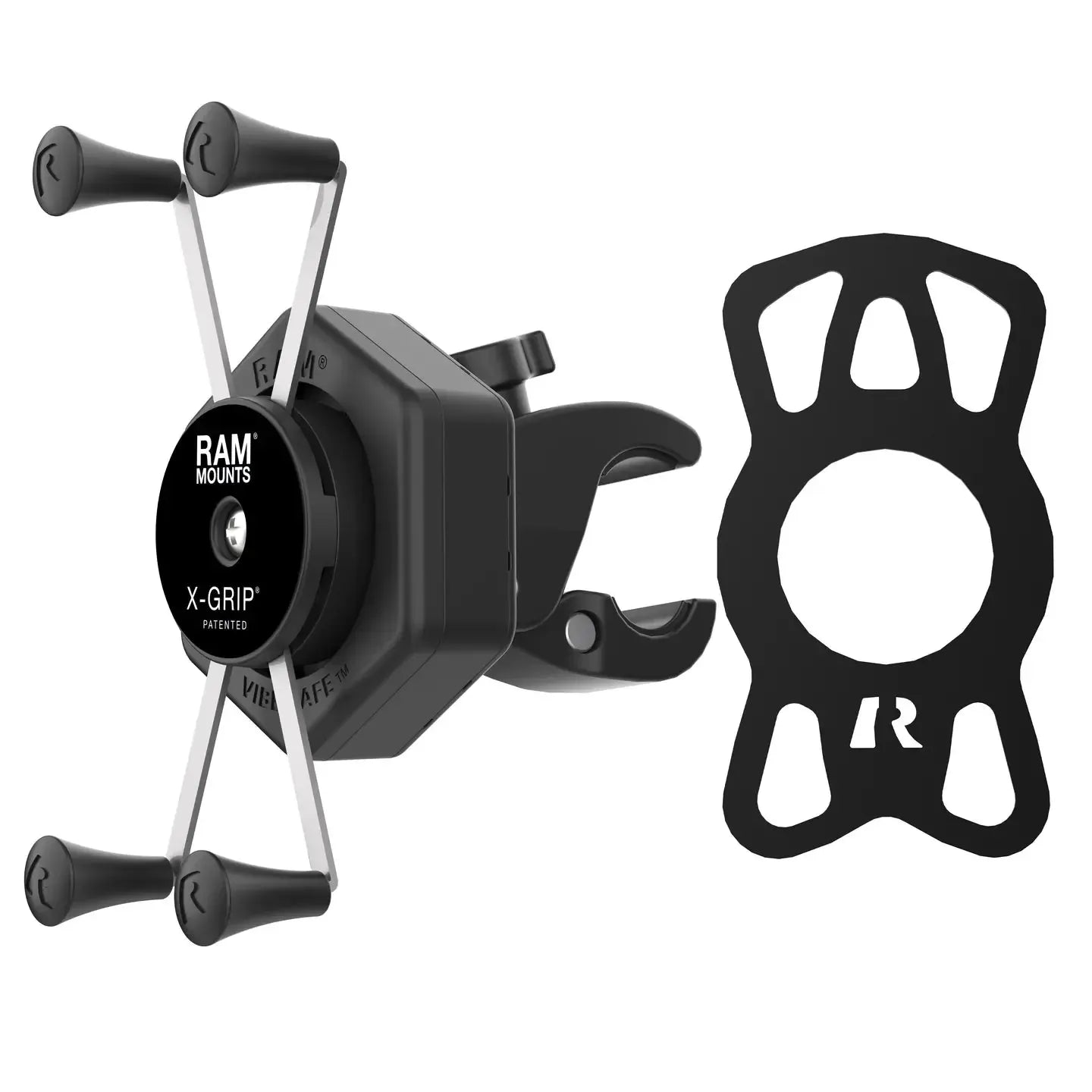 RAM X-Grip Large Phone Mount with Vibe-Safe and Tough-Claw (RAM-HOL-UN10-462-400)