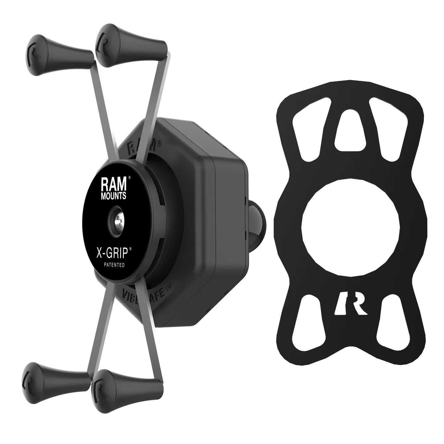 RAM UN10 Large X-Grip with Vibe-Safe and B-Sized Ball (RAM-HOL-UN10B-462)