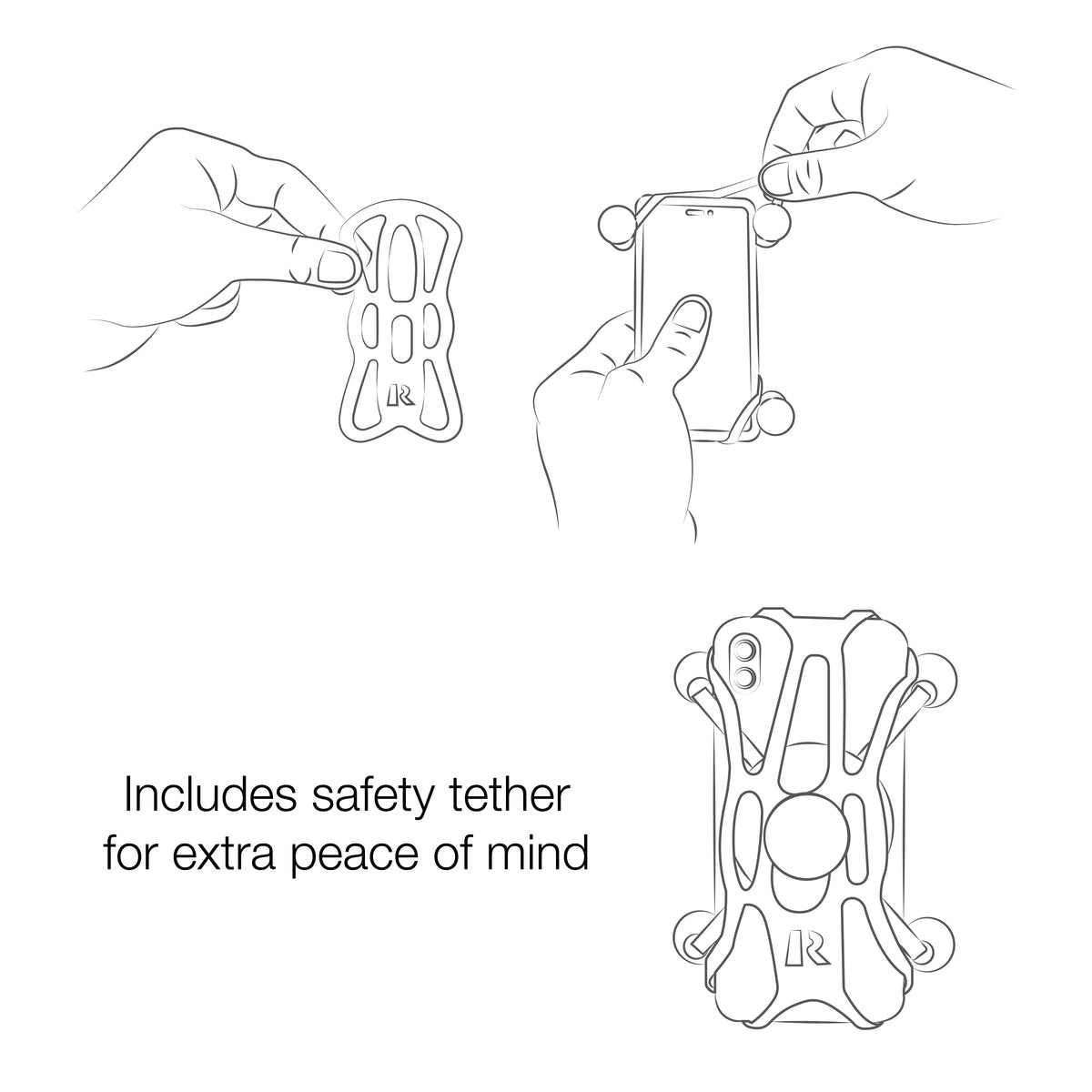 RAM Large X-Grip Phone Holder (RAM-HOL-UN10BU)