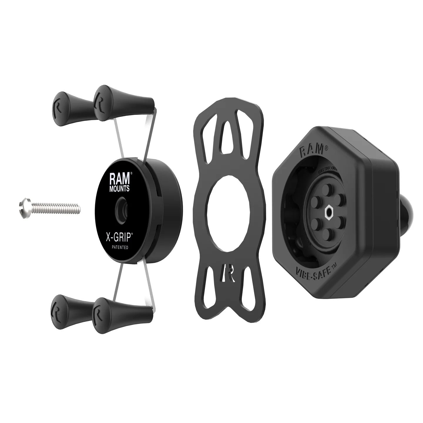 RAM UN7 X-Grip with Vibe-Safe and B-Sized Ball (RAM-HOL-UN7B-462)