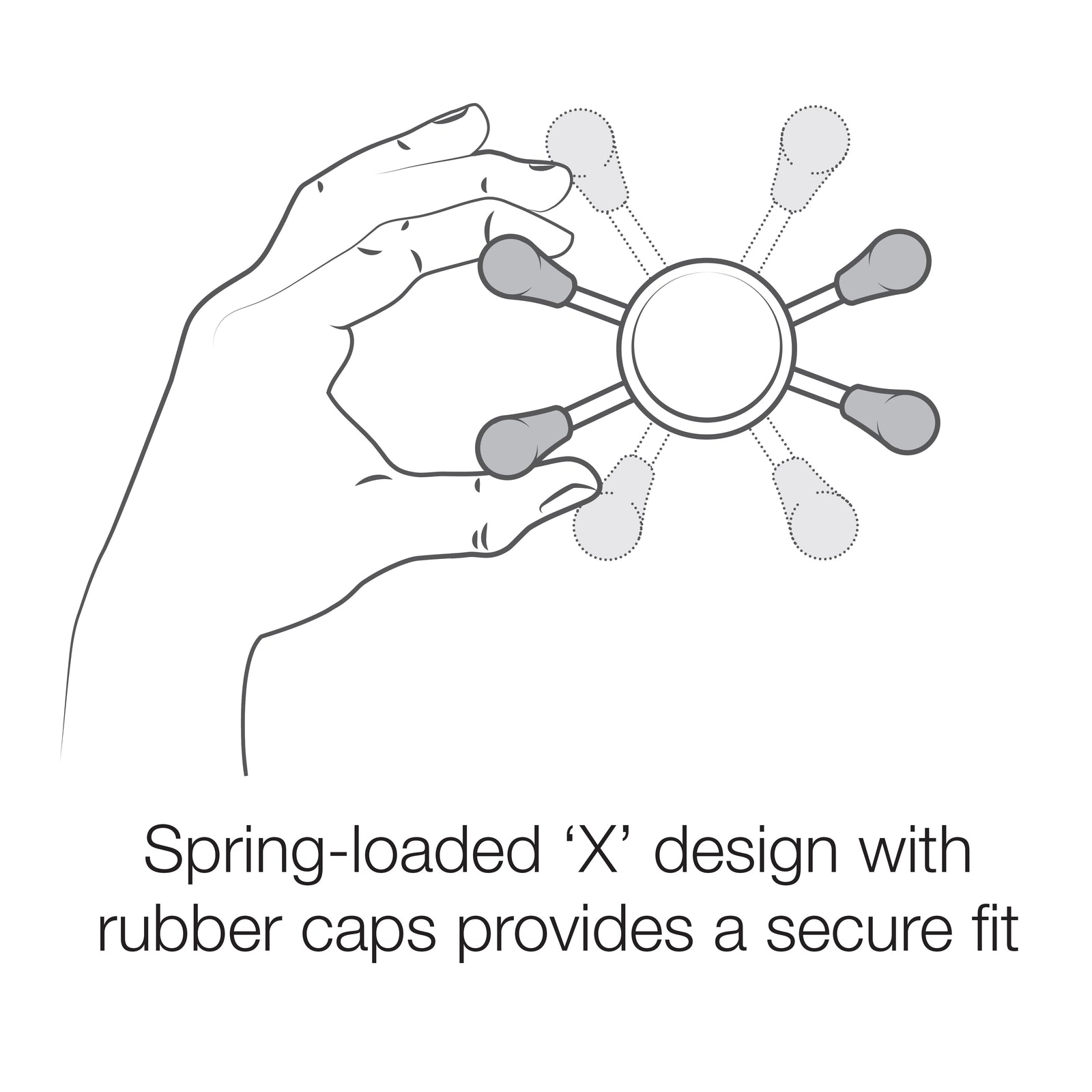 RAM X-Grip Universal Phone Holder (RAM-HOL-UN7BU)