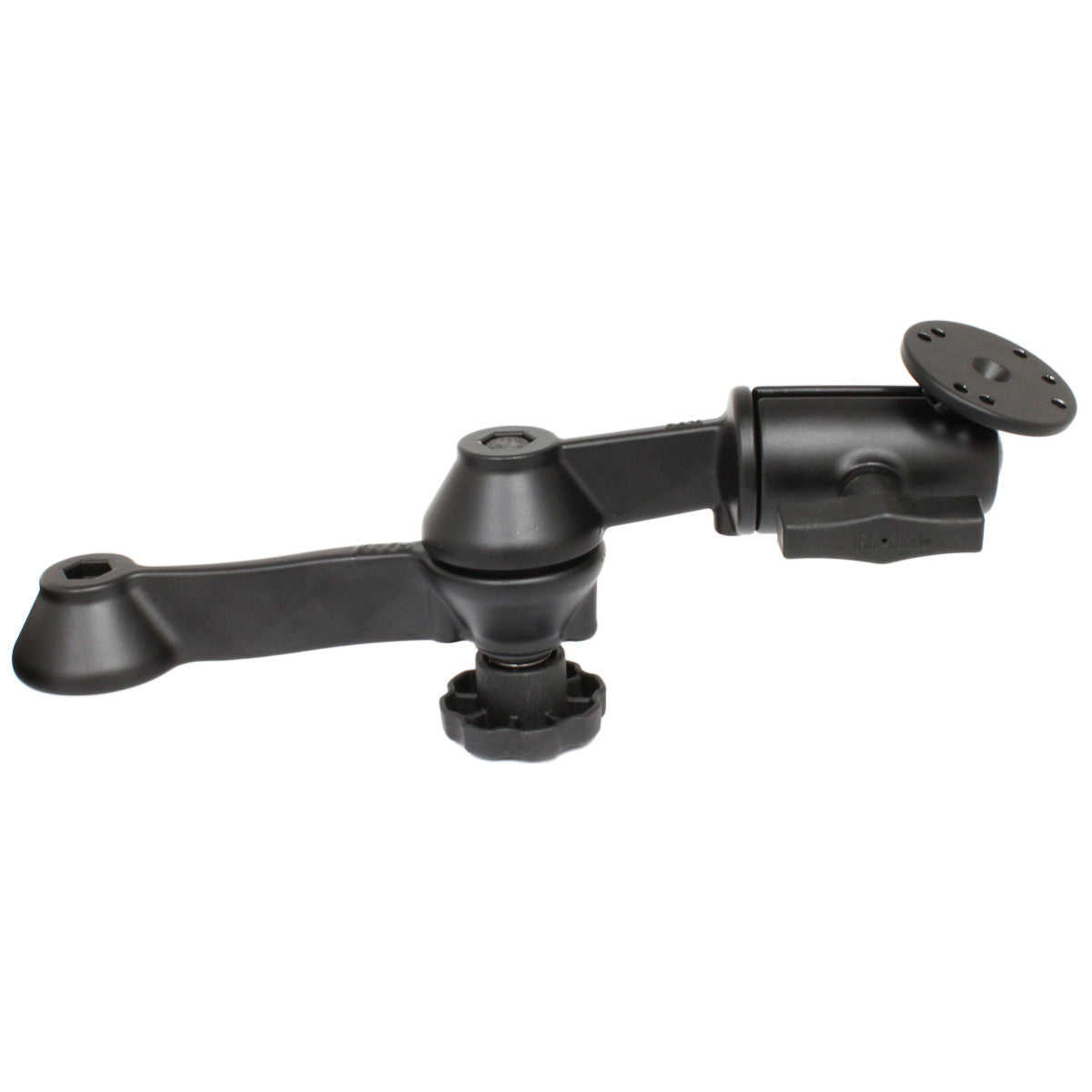 RAM 12" Double Swing Arm w Round Plate (RAM-VB-110-1U)