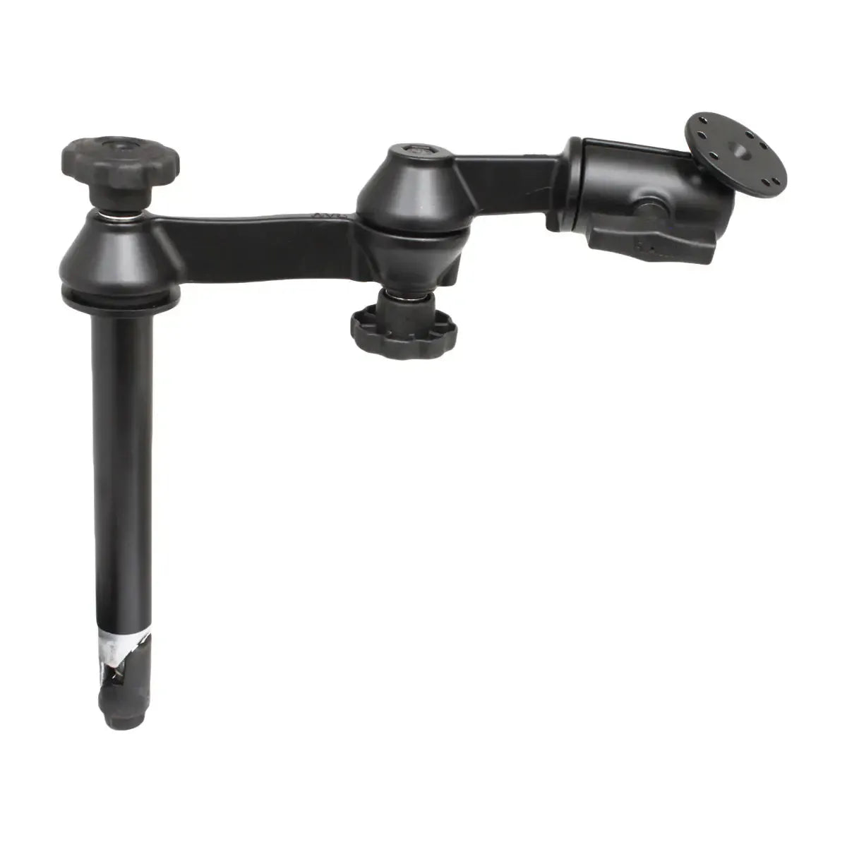 RAM 8" Upper Pole with Double Swing Arms & Round Plate (RAM-VP-SW1-8)