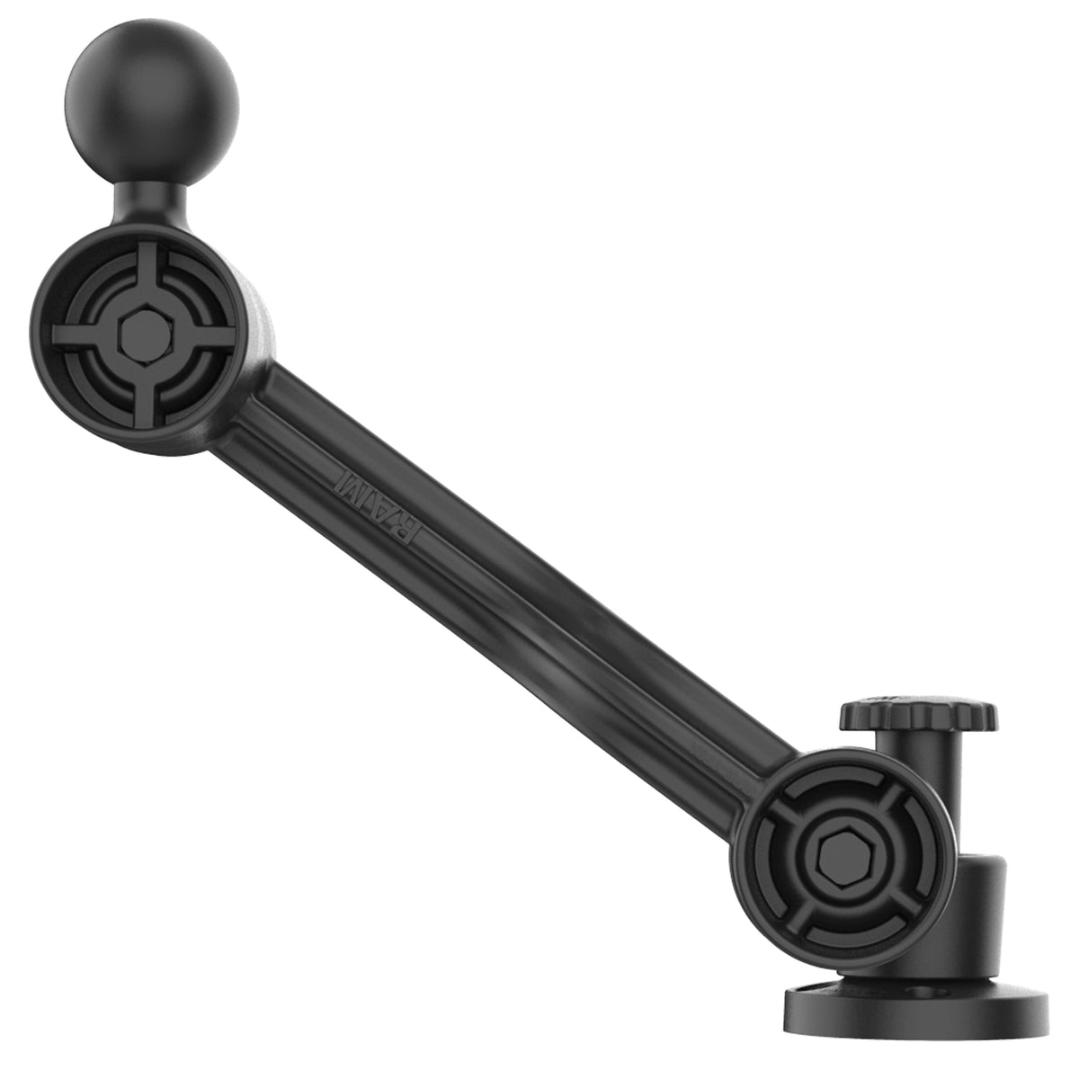 RAM 12" Composite Drill-Down Ratchet Arm with C Size Ball (RAP-411D-114-PA-BGU)