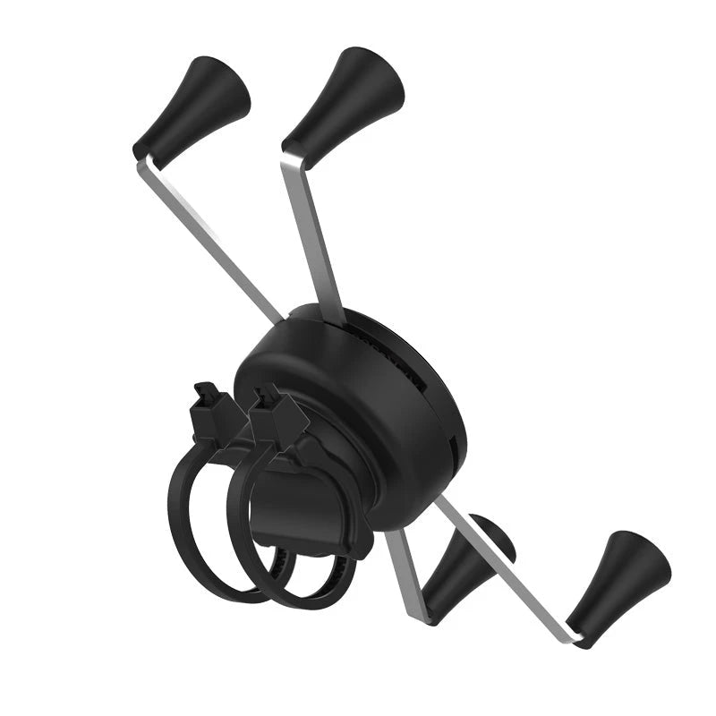 Rear view of RAM Pin-Lock zip-tie handlebar base and X-Grip (RAP-460Z-UN10U)