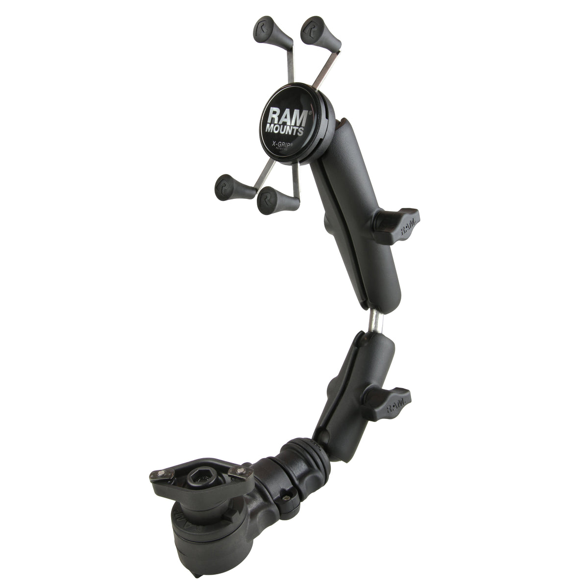 RAM UN7 Phone Mount for Wheelchair Armrests w Swivel (RAP-AAPR-WCT-419-UN7)