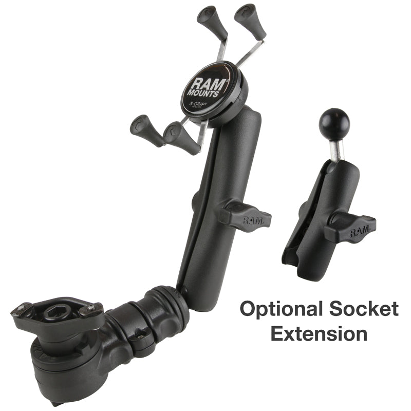 RAM UN7 Phone Mount for Wheelchair Armrests w Swivel (RAP-AAPR-WCT-419-UN7)