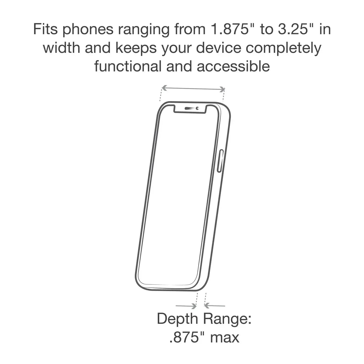 RAM X-Grip Phone Mount w Low Profile Suction Base (RAP-B-166-2-A-UN7U)