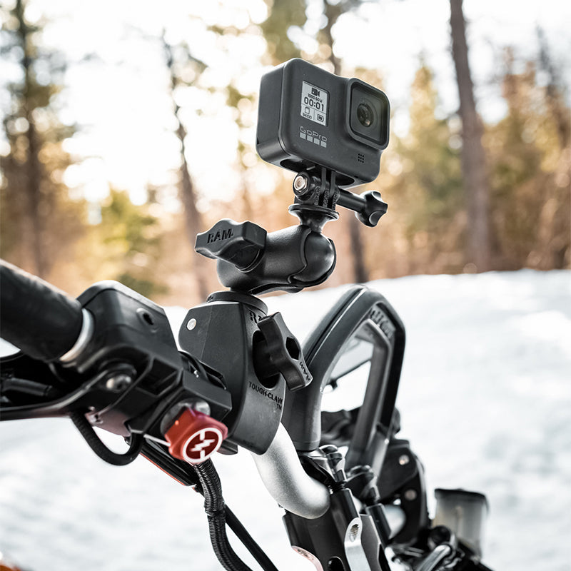 RAM Small Tough-Claw™ Mount w GoPro Adapter (RAP-B-400-GOP1U)