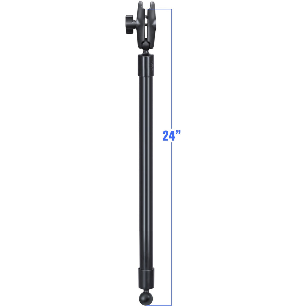 RAM 24" Pole Double Socket Arm (RAP-BB-230-24-201U)