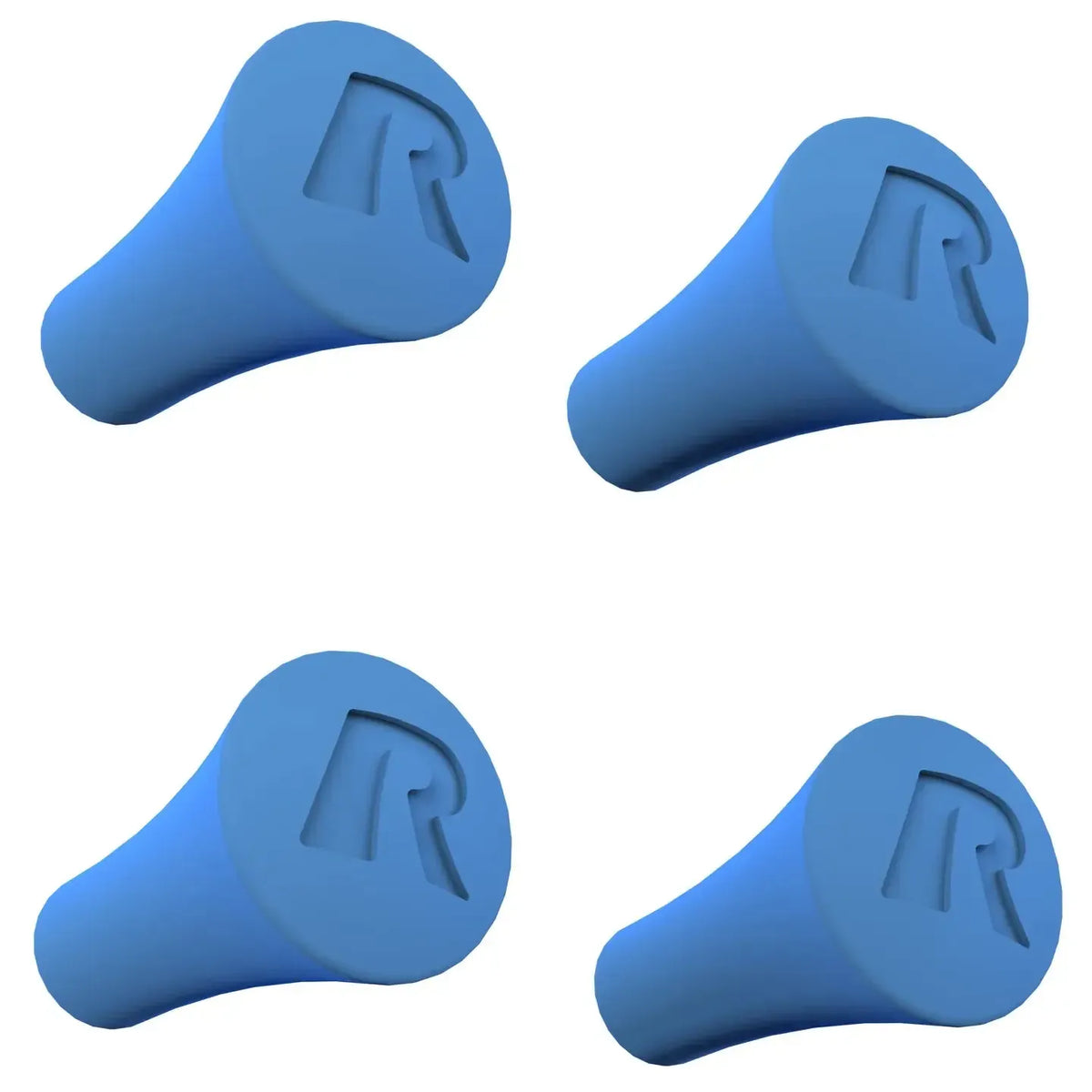 RAM X-Grip Blue Rubber Cap 4-Pack (RAP-UN-CAP-4-BLUEU)