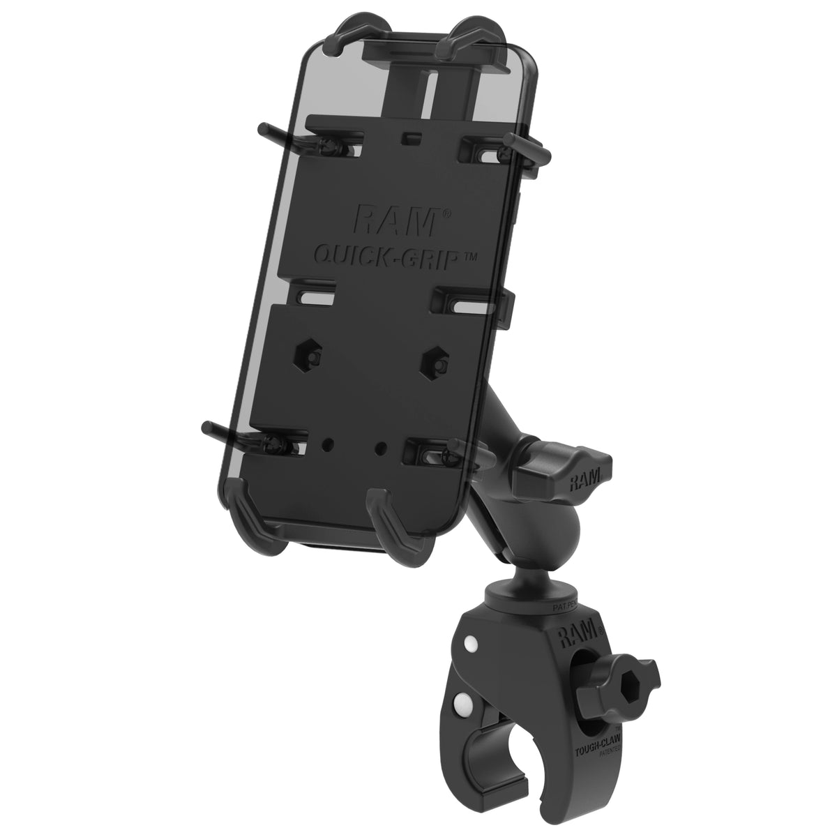 RAM Quick-Grip XL Phone Tough-Claw Mount Bundle (RAM-B-400-PD4U) assembled mount; phone and case are not included