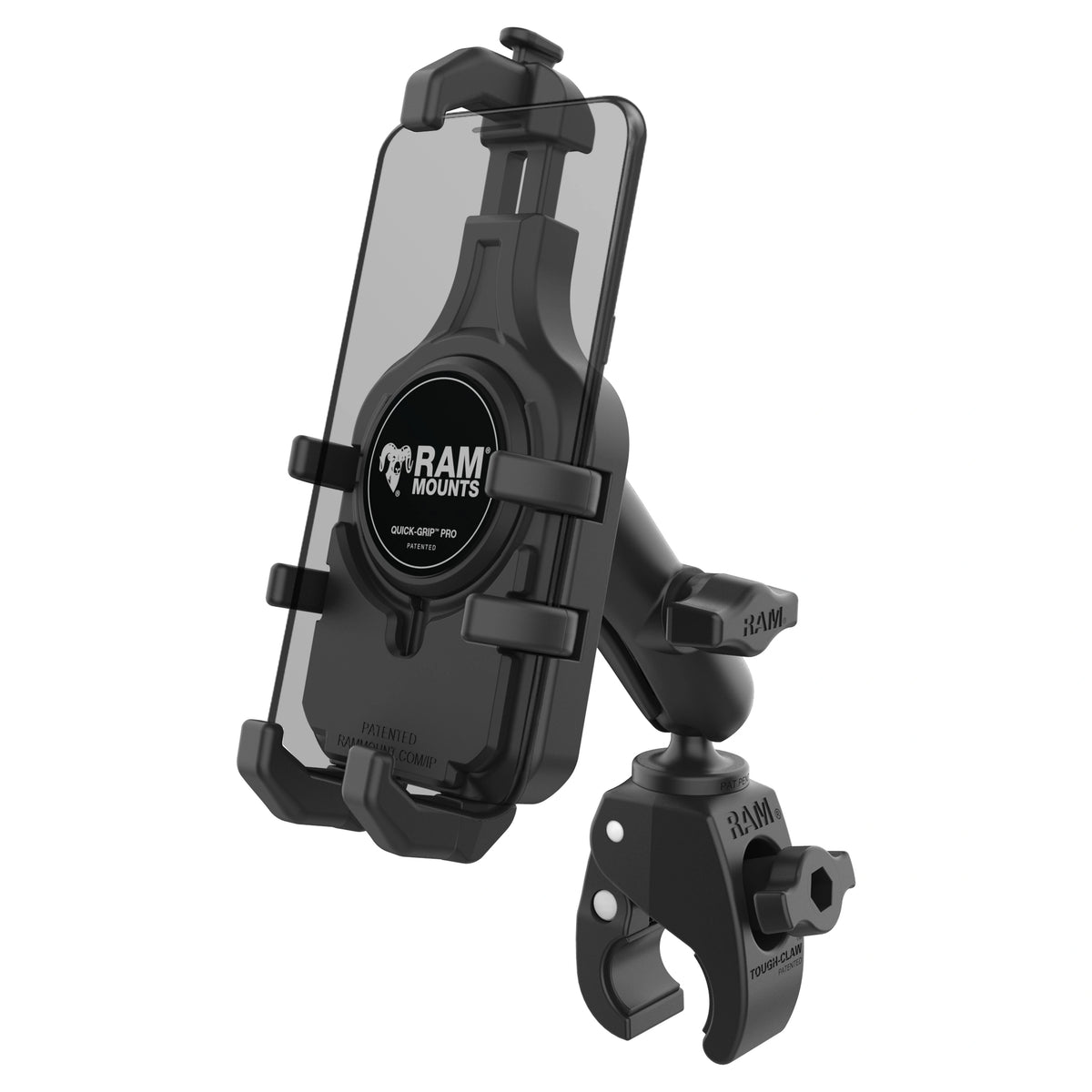 RAM Quick-Grip Pro Phone Tough-Claw Mount Bundle (RAM-B-400-PD5U) assembled mount; phone and case are not included