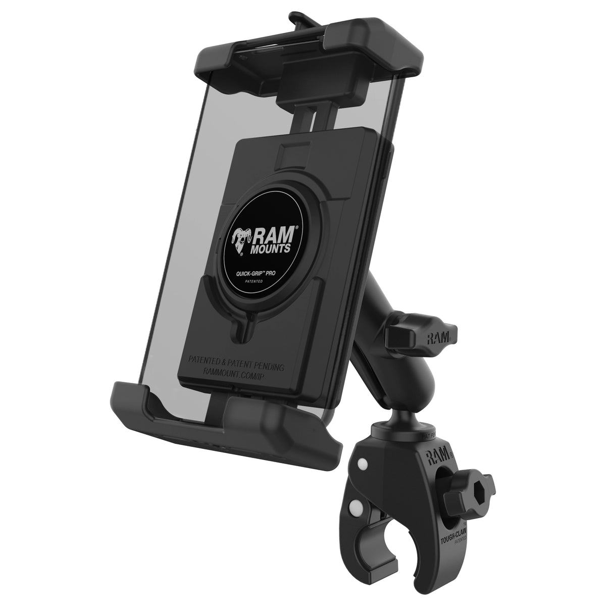 RAM Quick-Grip Pro XL Phone Tough-Claw Mount Bundle (RAM-B-400-PD7U) assembled mount; phone and case are not included