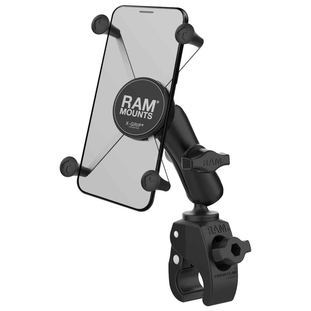 RAM Large X-Grip Phone Tough-Claw Mount Bundle (RAM-B-400-UN10U) assembled mount; phone and case are not included