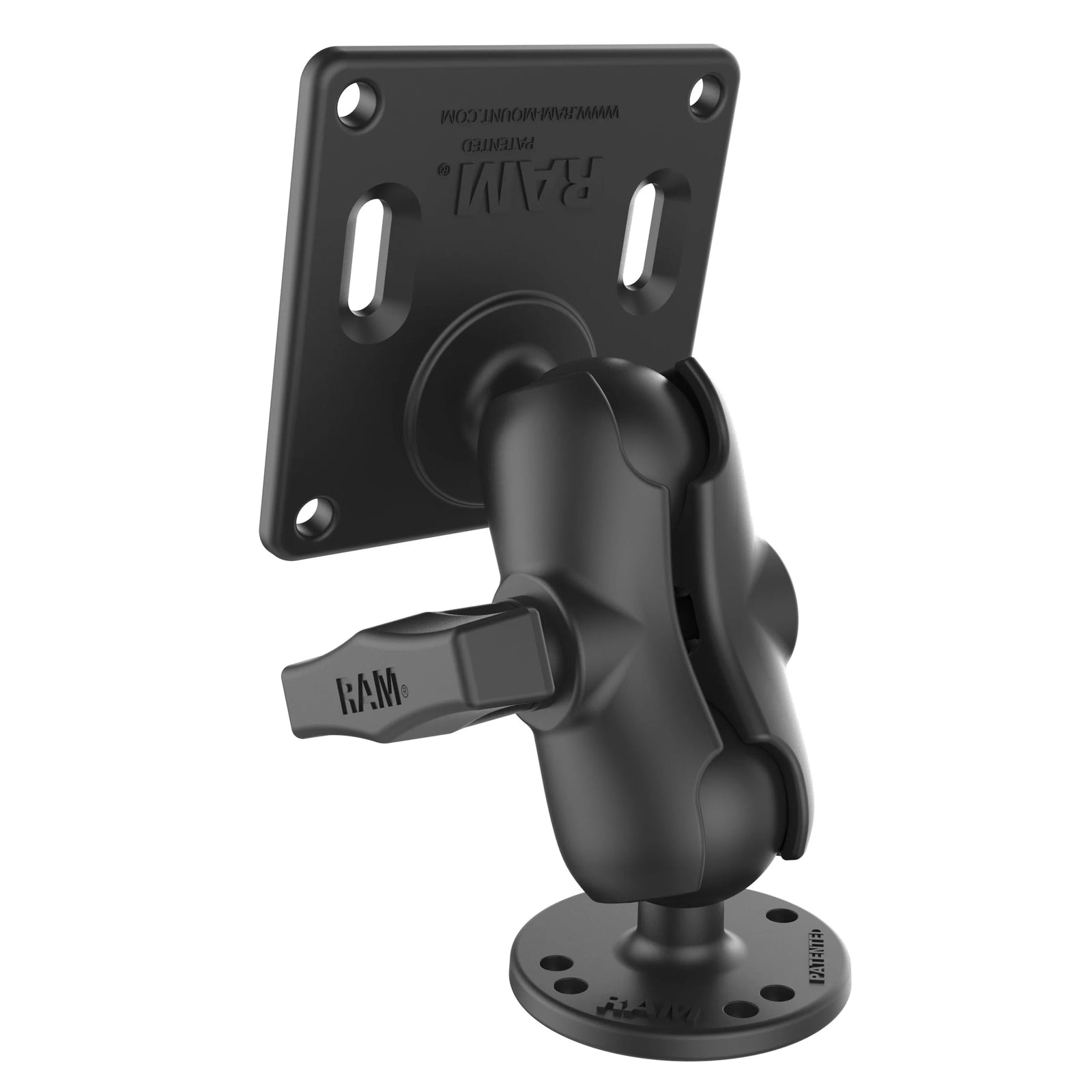 RAM 75mm VESA Double Ball Mount C Size Short component configuration - view 1