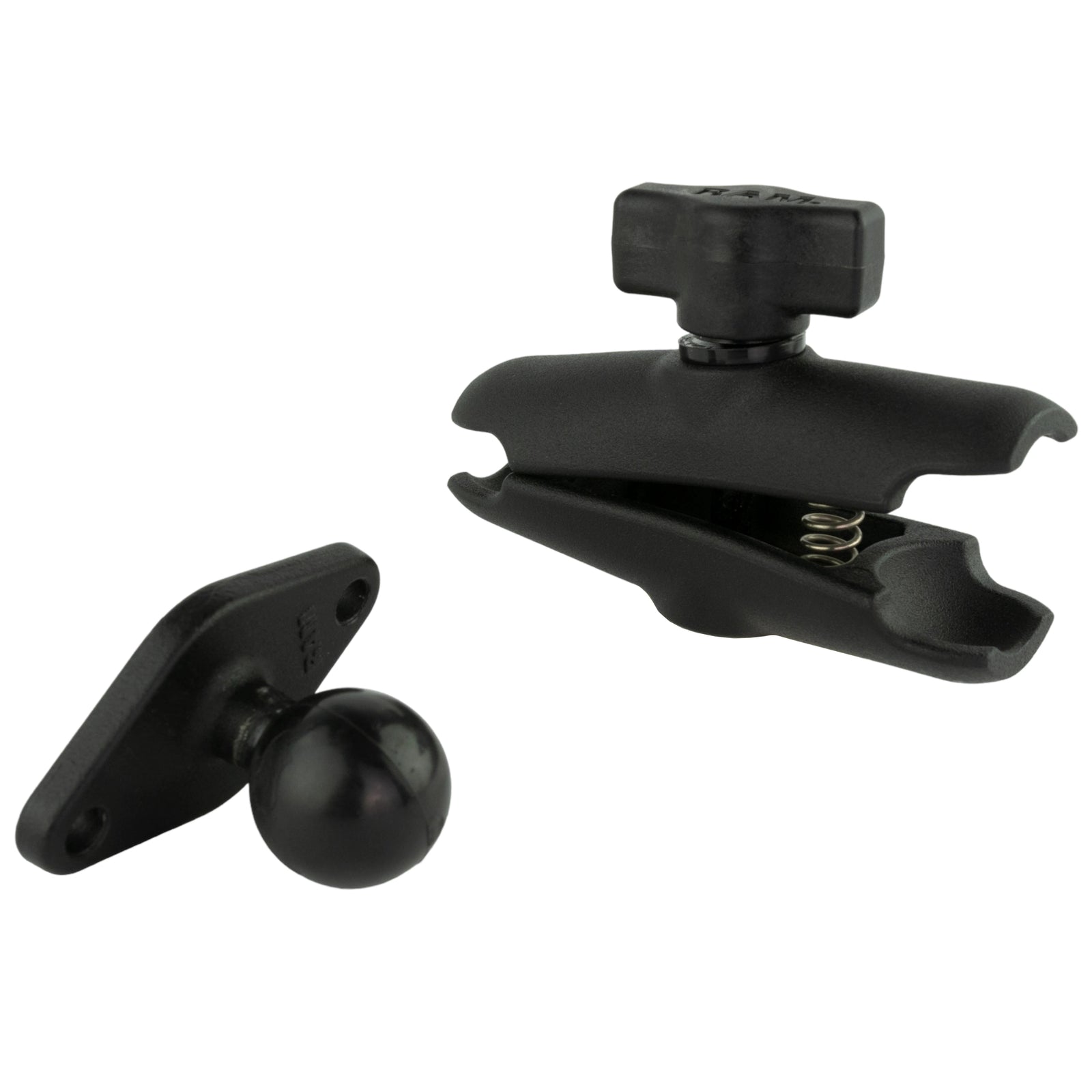 Official RAM RAM-B-103-238U arm and plate configuration, view 3; mounting base and holder sold separately.