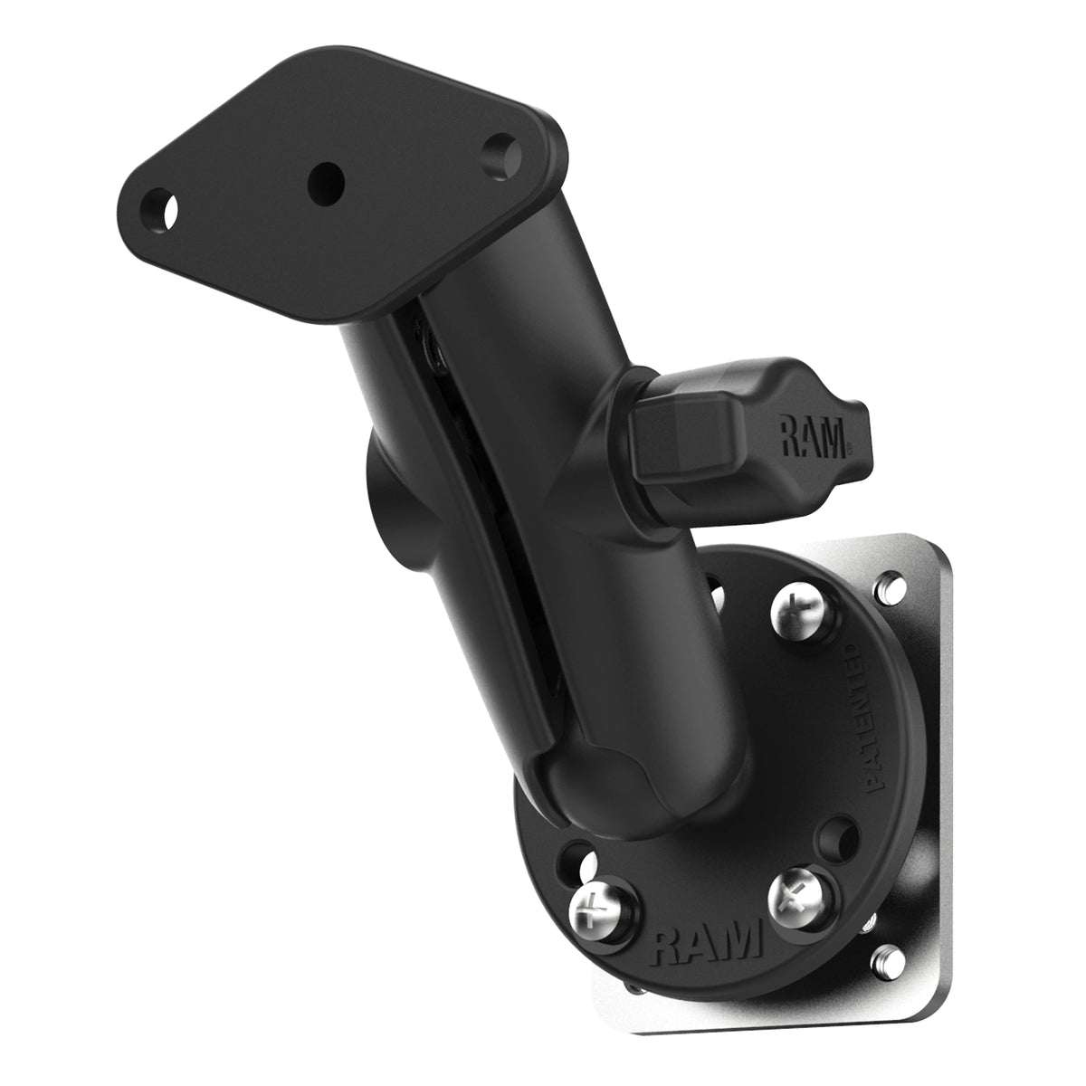 RAM Dashboard Diamond Plate Mount B Size Medium (RAM-B-138U-225B2)