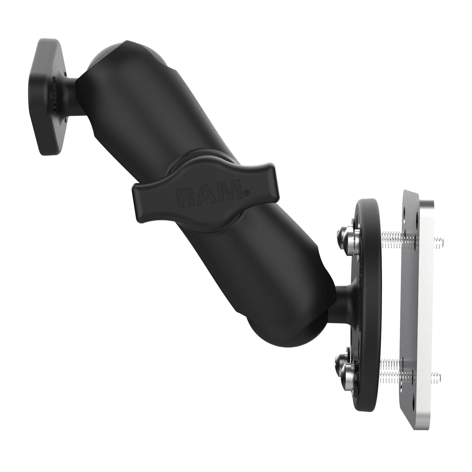 RAM Dashboard Diamond Plate Mount B Size Medium (RAM-B-138U-225B2)