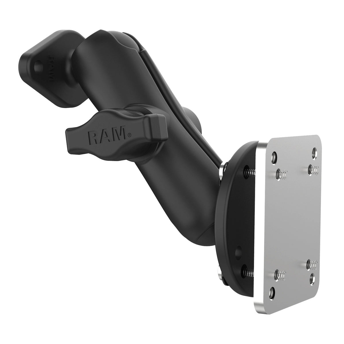 RAM Dashboard Diamond Plate Mount B Size Medium (RAM-B-138U-225B2) - view 3