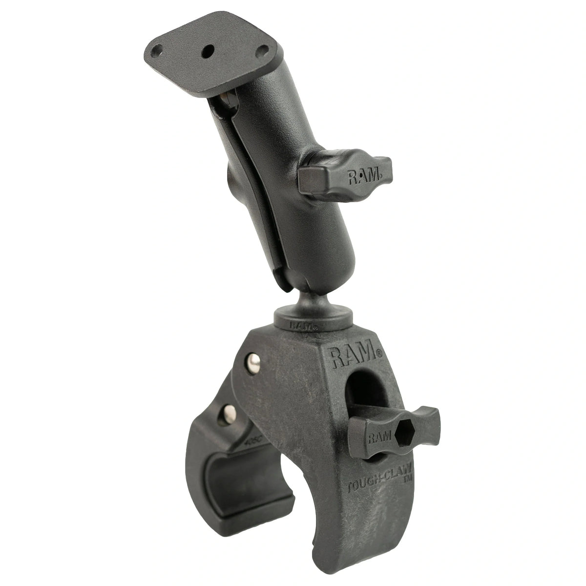 RAM Medium Tough-Claw Diamond Plate Mount B Size component configuration - view 1