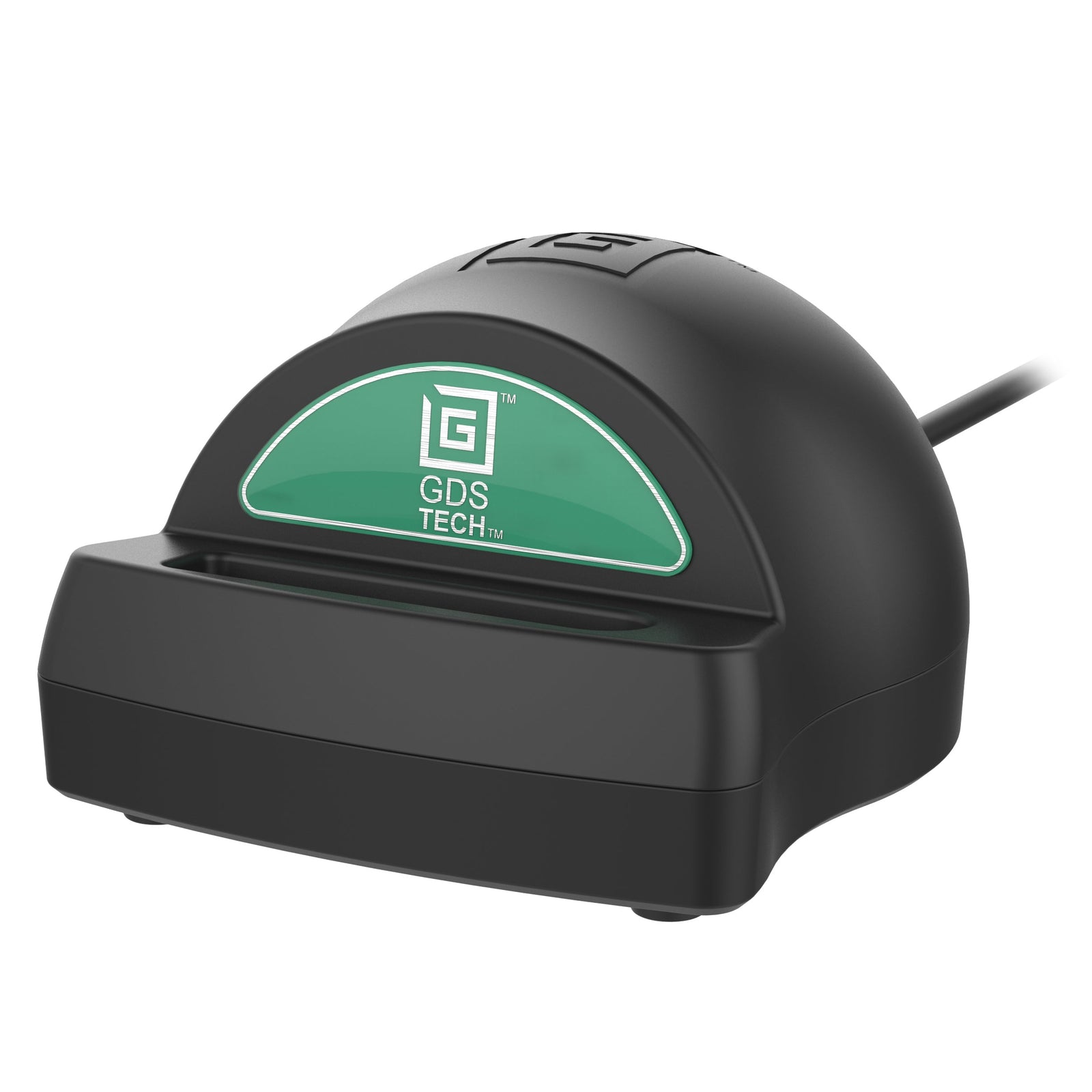 RAM-GDS-DOCK-D7AU front angle of desktop charging cradle